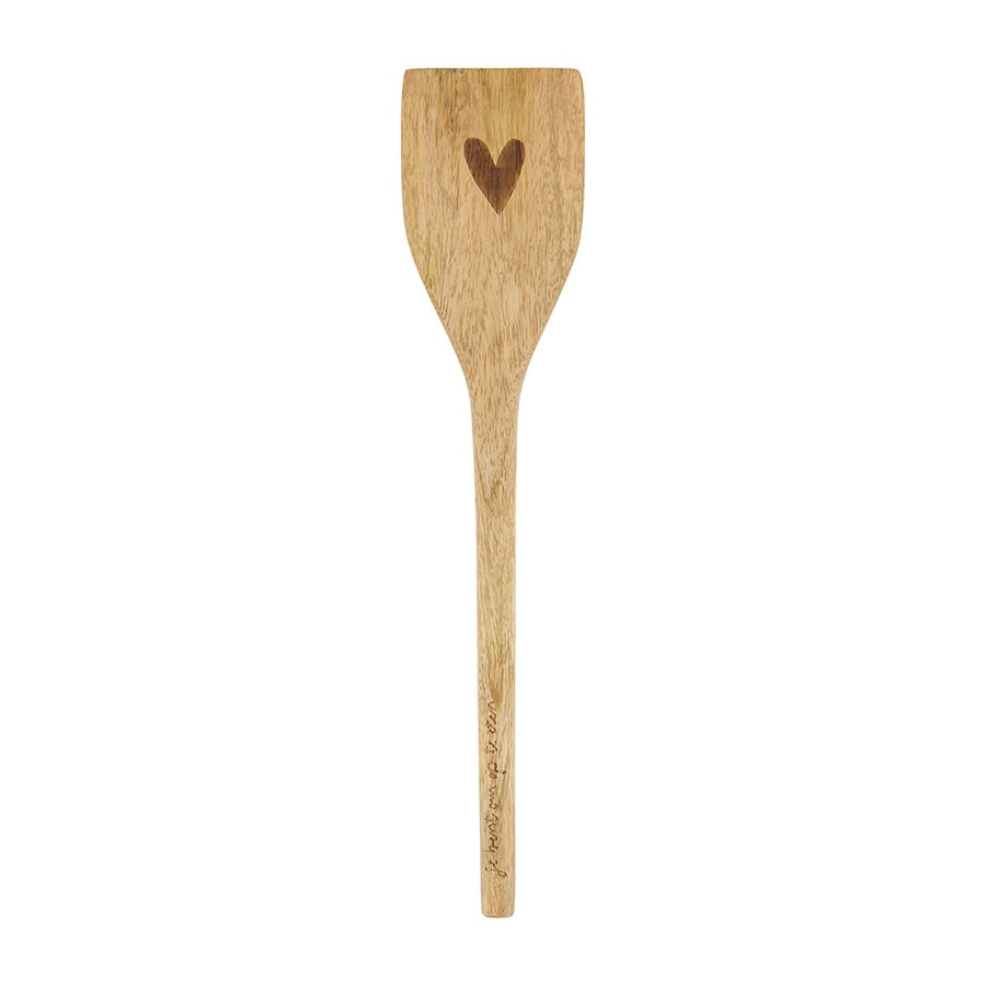 Spatel Hartje Hout-naturel