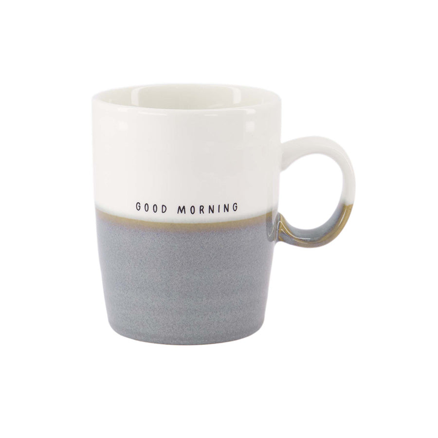 Theemok Duocolor 'Good Morning'-wit/ash blue