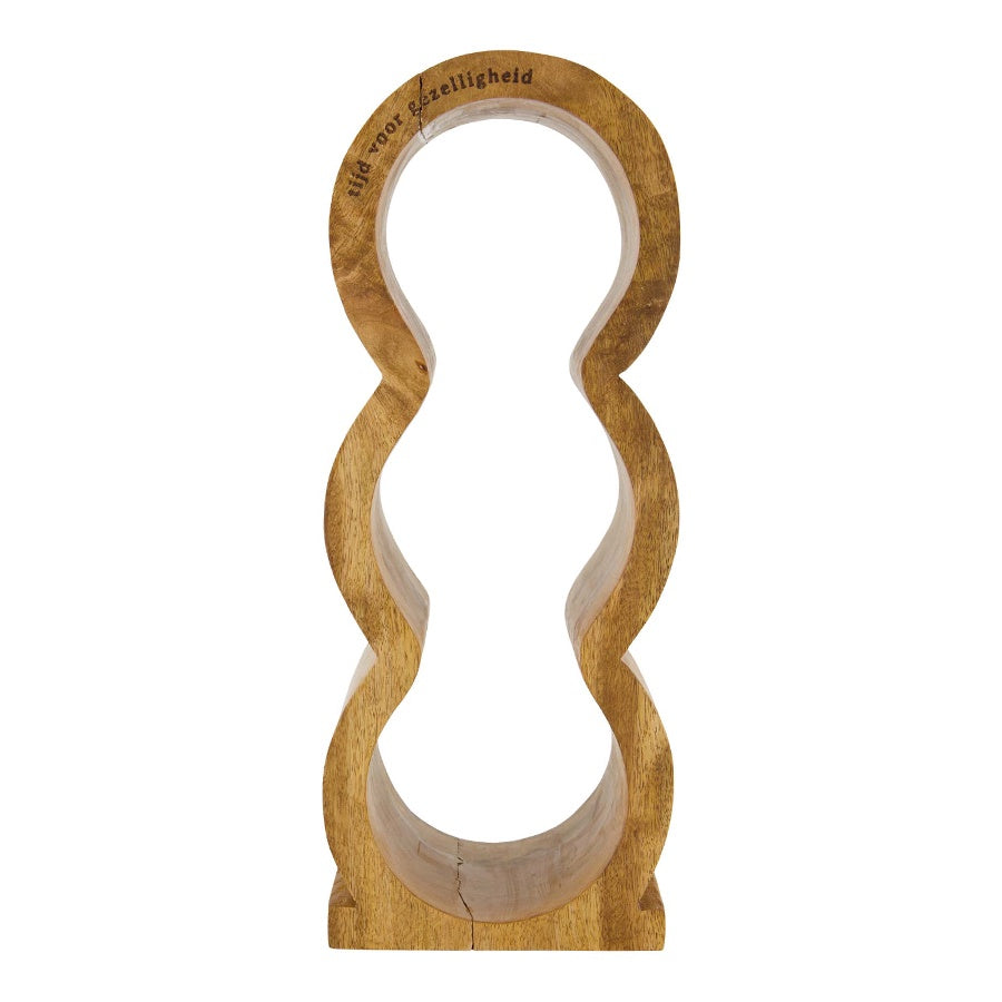Wijnrek Deluxe Hout 36x14cm-naturel