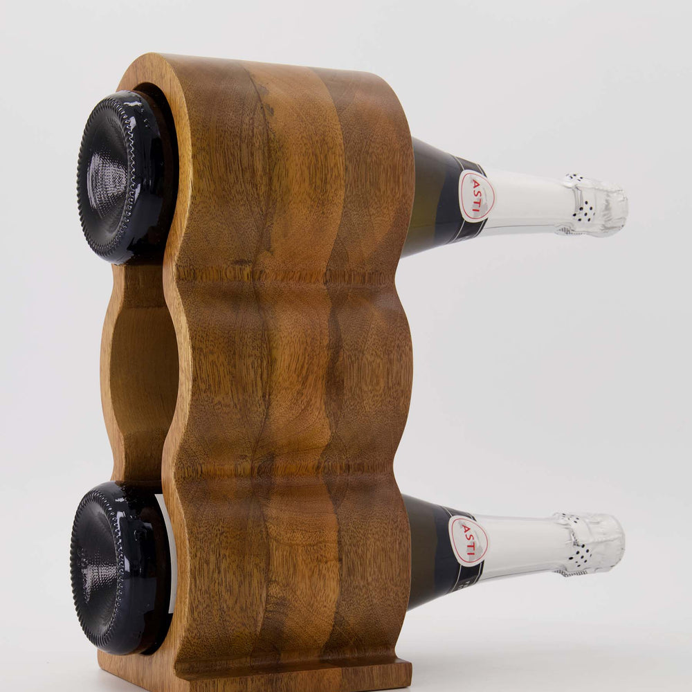 Wijnrek Deluxe Hout 36x14cm-naturel