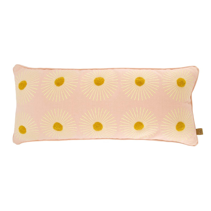 Kussen Zon 30x70cm-roze/honing